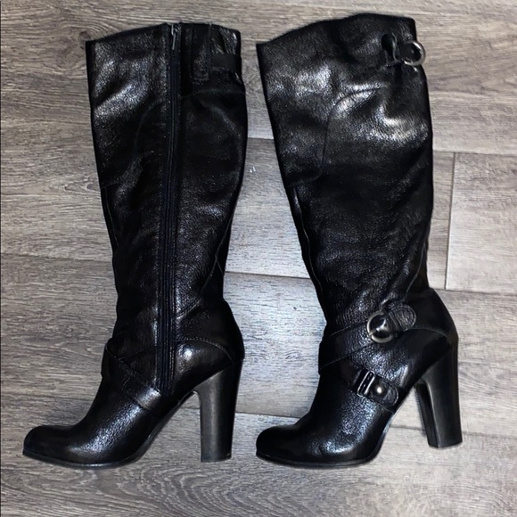 Nine West leather knee high boots NEW - Picture 3 of 6